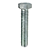 Parafuso Sextavado Rosca Inteira 5/8-11 X 2-1/4UNC Ferro Zinco Branco - Imagem 1