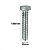 Parafuso Sextavado Rosca Inteira M10-1,50 X 100MA Ferro Zinco Branco - Imagem 2
