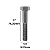 Parafuso Sextavado Rosca Parcial 1/2-12 X 3BSW Ferro Zinco Branco - Imagem 2
