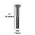 Parafuso Sextavado Rosca Parcial 5/16-18 X 4UNC Ferro Zinco Branco - Imagem 2