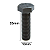 Parafuso Sextavado Rosca Inteira M10 x 55 MA 8.8 - Imagem 2