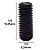 Parafuso Allen Sem Cabeça Sextavado Interno 1/4-20 X 3/8UNC Aço Liga - Imagem 2