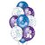 10 Bexigas Balão Frozen 12'' Premium Festa de Aniversário - Imagem 2