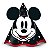 8 Chapéus De Festa Aniversário Mickey Mouse anos 90 - Imagem 1