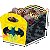 8 Cachepots Centro de Mesa Porta Doces Batman Festa De Aniversário - Imagem 2