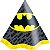 8 Chapéus De Festa Aniversário Batman - Imagem 1