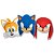 6 Máscaras Sonic Festa de Aniversário - Imagem 1
