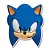 6 Máscaras Sonic Festa de Aniversário - Imagem 2