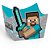 Porta Forminha Para Doces Minecraft STEVE/ALEX Festa De Aniversário 24 Unidades - Imagem 3