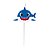 Vela 2D Topo Decoração De Bolo Festa Baby Shark - Imagem 3