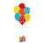 Kit Balões Para Decoração Centro de Mesa Circo Colorido - Imagem 1