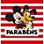 Topo Decoração de Bolo Tema Festa Mickey Mouse - Imagem 2