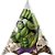 12 Chapéus De Festa Aniversário Hulk - Imagem 1