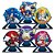 6 Enfeite Display Decoração De Mesa Festa Sonic Frontiers - Imagem 1