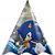 12 Chapéus De Festa Aniversário Sonic Frontiers - Imagem 1