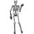 Enfeite Decoração Pendurar Esqueleto Articulado Festa Halloween - Imagem 2