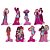 8 Enfeite Display Decoração De Mesa Barbie - Imagem 1