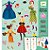 Adesivos reposicionáveis - Na Moda Djeco - Imagem 1