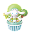 Blocos de Montar Cupcake Kiwi Cinnamoroll - Imagem 1