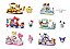 Blocos de Montar Restaurante Personagens Hello Kitty - Imagem 1