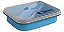 Tigela Dobrável Camping Mini Bento Colher Garfo - Ntk - Imagem 4