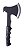 Machado Bjorn Aço Inox Full Tang Corta Cinto Preto - Invictus - Imagem 2