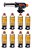 Maçarico Guepardo Flame Gun Com Regulagem + 8 Refil Nautika - Imagem 1