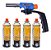 Maçarico Portátil Controle Fluxo Ikon Ntk + 4 Refil Campgás - Imagem 1