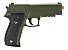 Pistola Airsoft Spring G26 Sig Sauer P226 Verde Oliva Full Metal + Coldre - Imagem 2
