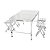 Conjunto Mesa e Banquetas Dobráveis Royal - NTK - Imagem 1