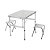 Conjunto Mesa e Banquetas Portatil Dobravel Domo - NTK - Imagem 1