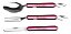Conjunto De Talheres Guepardo Trekker Camping Viagem - Imagem 1