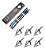 Setas em carbono misto 16'' + Ponteiras G5 Artemis Fxr - Imagem 2