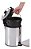 Lixeira Em Aço Inox Com Pedal Slim 5 Litros - Kala - Imagem 2