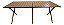 Mesa Dobrável Frade 120cm Com Sacola Portátil Camping - Ntk - Imagem 4