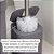 Escova Sanitária De Piso Para Toalete Banheiro Dual Branco - Imagem 9