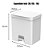 Lixeira Dupla Pedal 20l Banheiro Cozinha Reciclagem Branco - Imagem 6