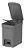 Lixeira Com Pedal 6l Cozinha Banheiro Dual Trium Chumbo Ou - Imagem 3