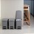 Lixeira Com Pedal 6l Cozinha Banheiro Dual Trium Chumbo Ou - Imagem 8