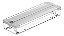 Organizador de Rolos Duplo Clear Branco - OU - Imagem 1