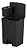 Lixeira de Pedal Trium 46+4L Preto - OU - Imagem 1