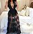 CONJUNTO PRETO BODY DECOTE PROFUNDO E SAIA DE TULE COM RENDA S DJNFB8HHG - Imagem 1
