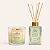Kit Coleção Aurora Verde | Vela Aromática + Difusor de Varetas - Imagem 1