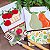 KIT 2 PANOS DE PRATO - PERA MAÇÃ, 65CM X 44CM. - Imagem 1