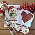 NATAL - KIT 2 PANOS DE PRATO BORDADO, URSO CORAÇÃO 65X44CM - Imagem 4