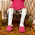 Lavabo Boneca Porta Papel - Rosa e Branco - Imagem 4