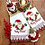 NATAL - KIT ROSTO E LAVABO BORDADO, NOEL ABRAÇO - Imagem 3