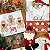 NATAL - KIT 6 PANOS DE PRATO BORDADOS 02, 65cm x 44cm. - Imagem 5