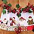 NATAL - KIT 4 PANOS DE PRATO BORDADOS 01, 65CM X 44CM - Imagem 1