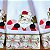 NATAL - KIT 2 PANOS DE PRATO, NOEL PIRULITO 65CM X 44CM. - Imagem 3